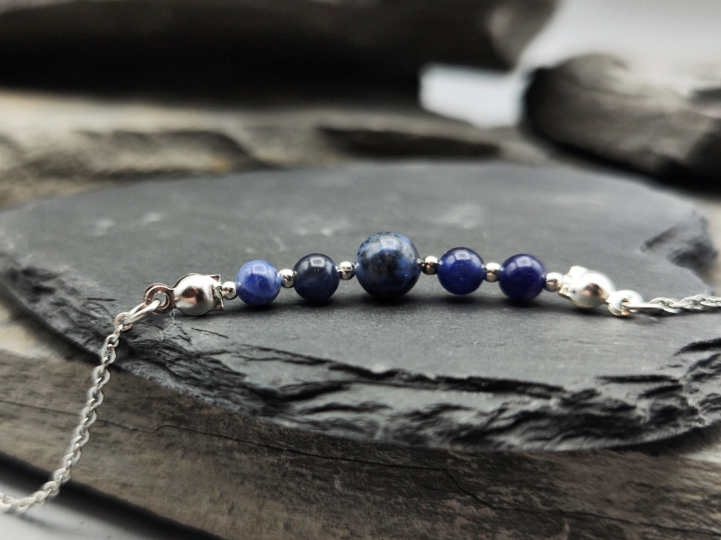 Armband - Sodalith - Silber