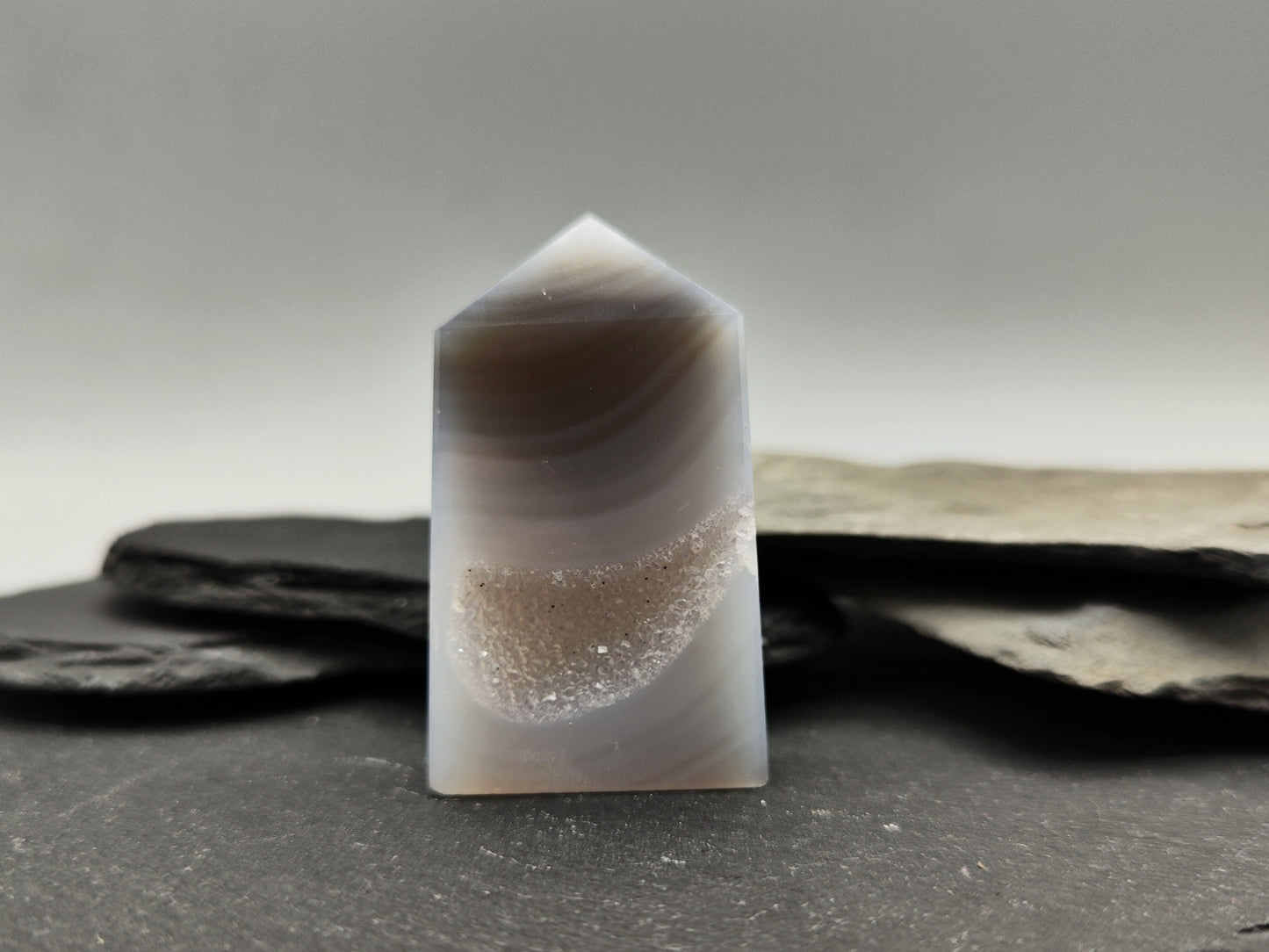 Druzy Achat Türmchen