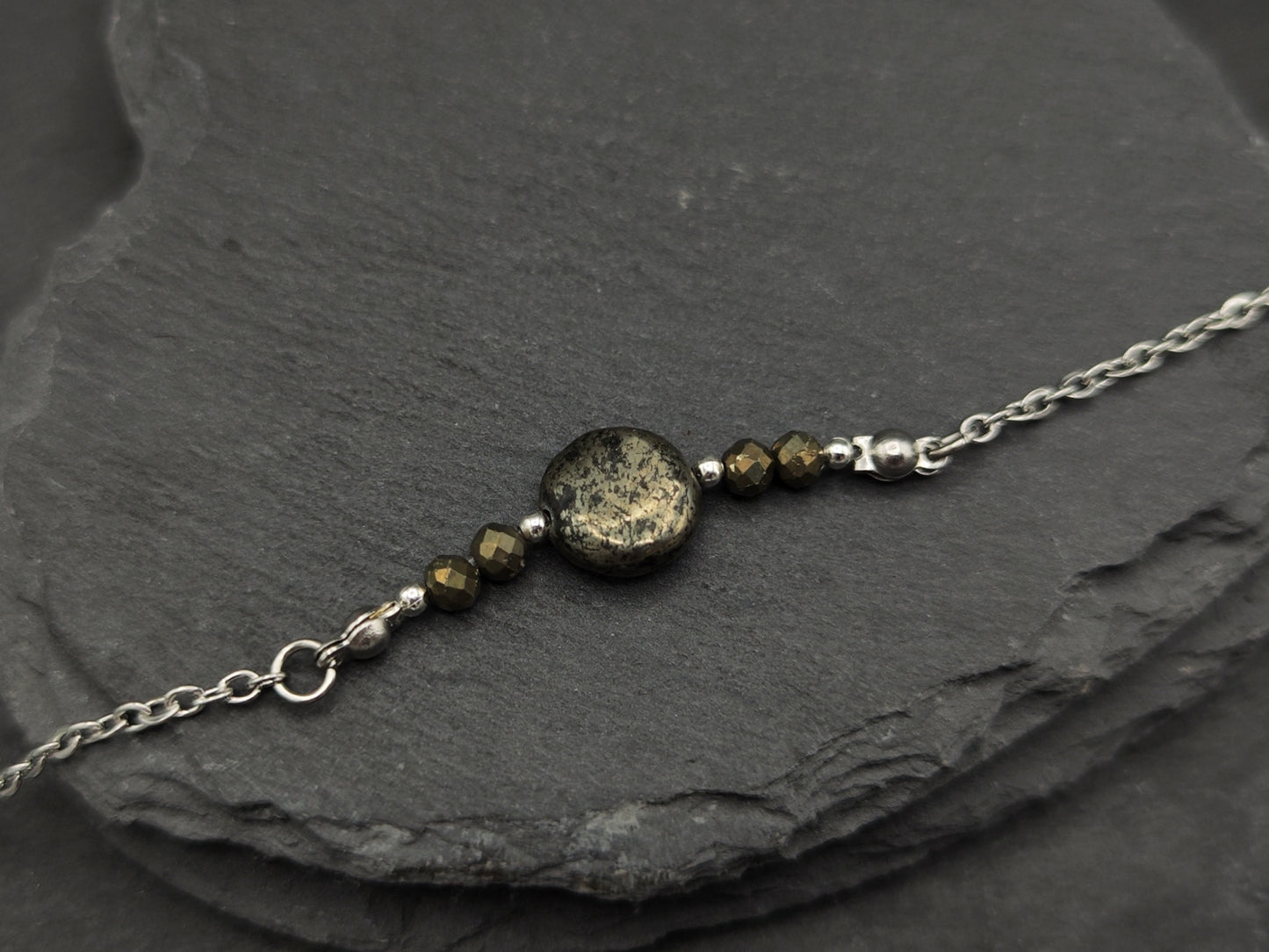 Armband - Pyrit