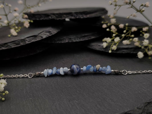 Armband - Sodalith - Silber