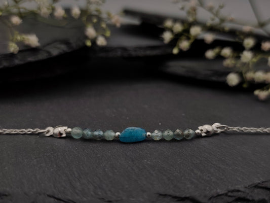 Armband - Apatit - Silber