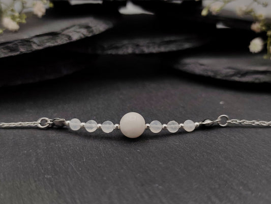 Armband - Mondstein - Silber